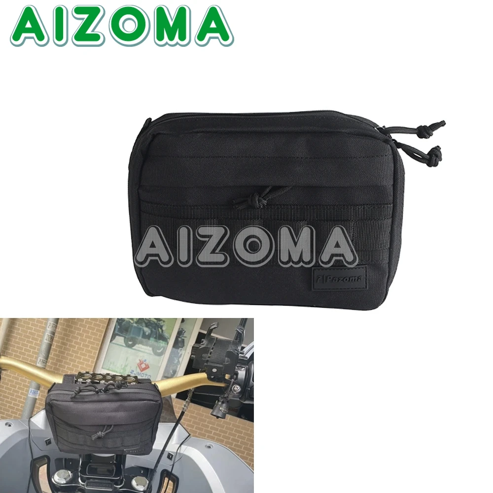 

Сумка для хранения передней ручки мотоцикла, сумки для инструментов Sissy Bar T-bar для Harley Touring Dyna Sportster Softail Cruiser Cafe Racer