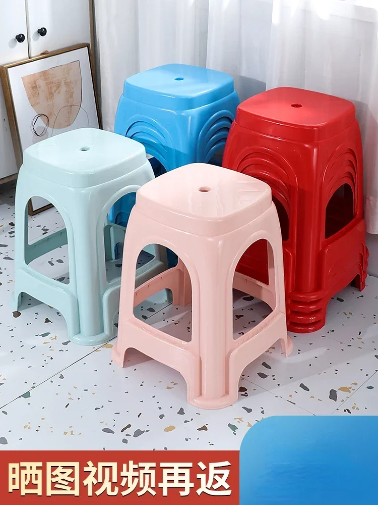 

Пластиковый стул, Штабелируемый обеденный стол, домашний обеденный стул, простой современный стул в скандинавском стиле, обеденный стул со спинкой, Маленький Стул