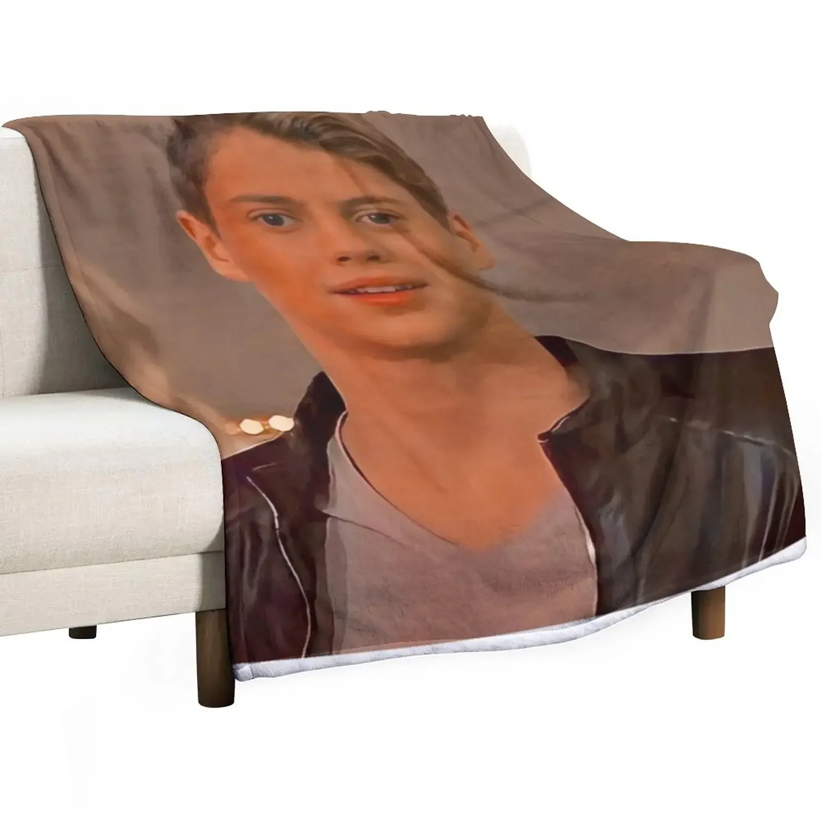 Летний плед-одеяло с принтом Генри Харта