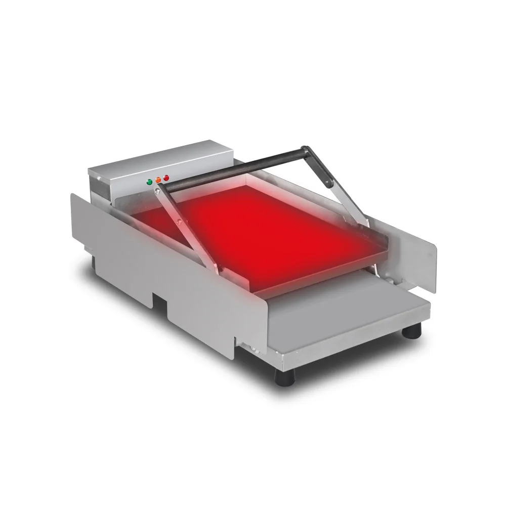 commercial burger grill aluminum plate toaster automatic hamburger bread machine double layer hamburger heating machine free global shipping