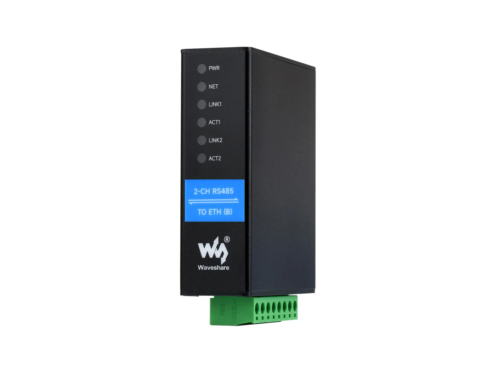 2-Ch RS485 to RJ45 Ethernet Serial Server, Dual channels RS485 independent operation, Dual Ethernet Ports