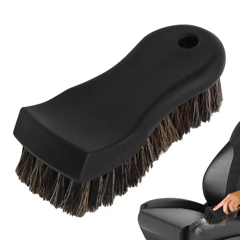 

Horse Hair Cleaning Brush Horse Hair Bench Brush Dust Brush Soft Cleaning Brush For Car Interiors Furniture Apparel Boots And