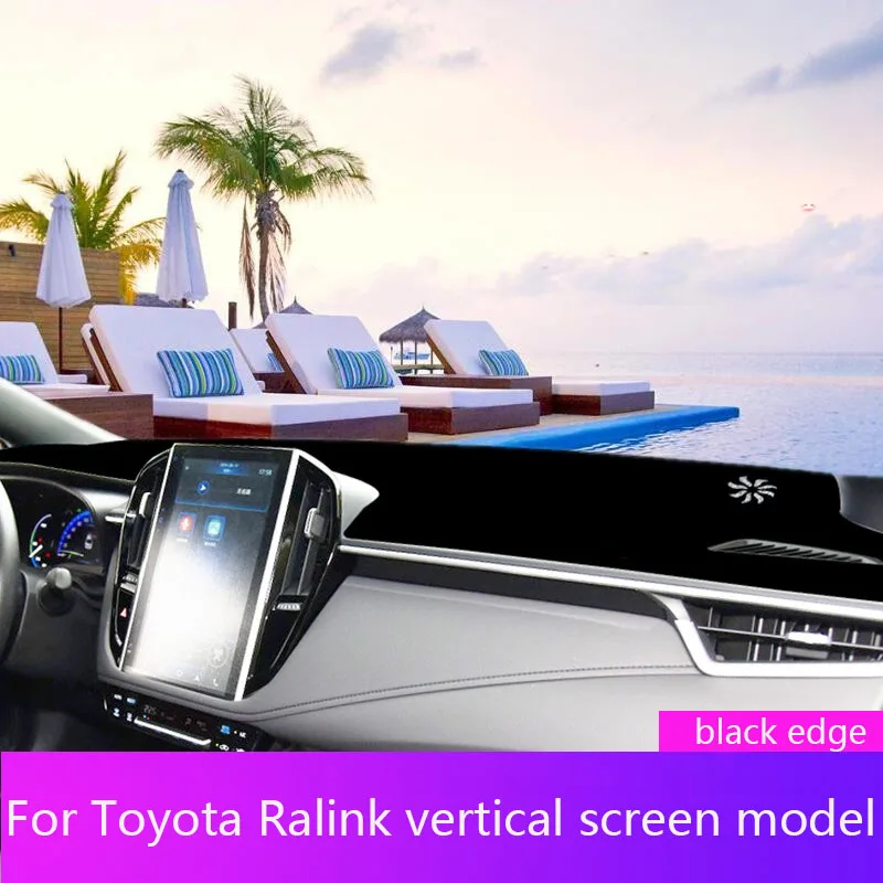 

For Toyota Ralink Watch Car Dashboard Cover Mat Pad Dashmat Avoid Light Pad Sun Shade Instrument Panel Carpets Accessories