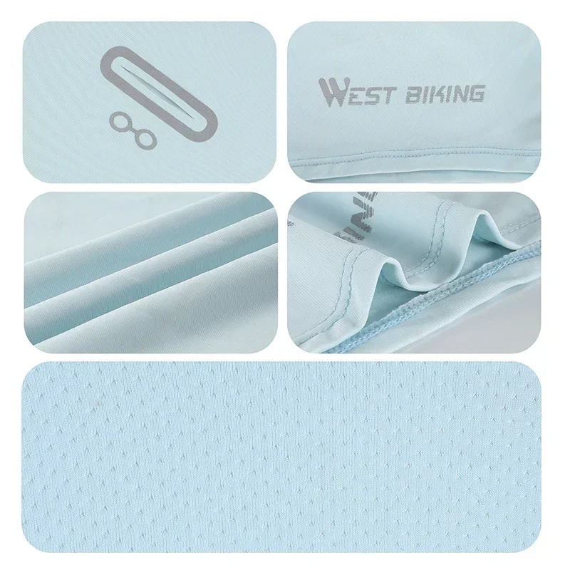 Летние дышащие велосипедные кепки WEST BIKING УФ-фотохромный узор UPF 50+ защита от