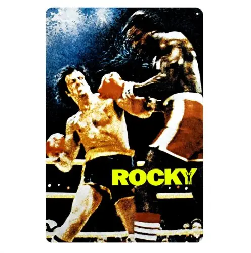 

Металлический плакат из фильма Силвестера 20x30 см