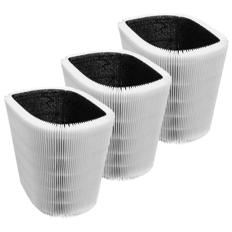 

3 PCS HEPA Filter For Blueair Blue Pure 411 411+ & MINI Collapsible Air Purifier Filter Activated Carbon Composite Accessories