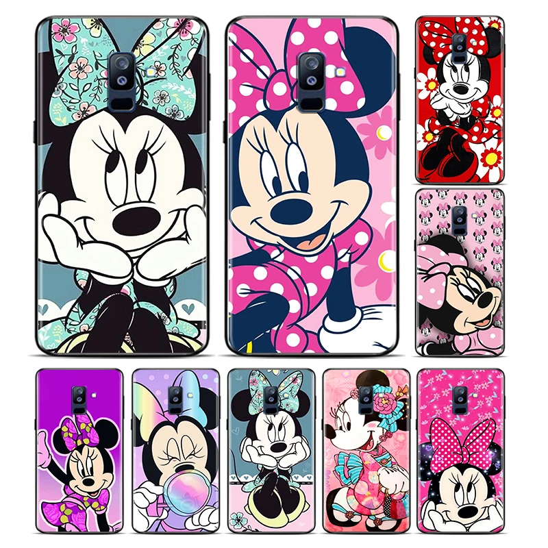 

Disney Minnie Mouse Cute Phone Case For Samsung Galaxy A01 A11 A21 A31 A41 A51 A71 A81 A91 A42 A12 A02S Black Funda Cover Soft