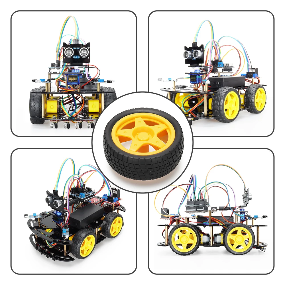 Резиновые колеса для Arduino DIY 4 шт