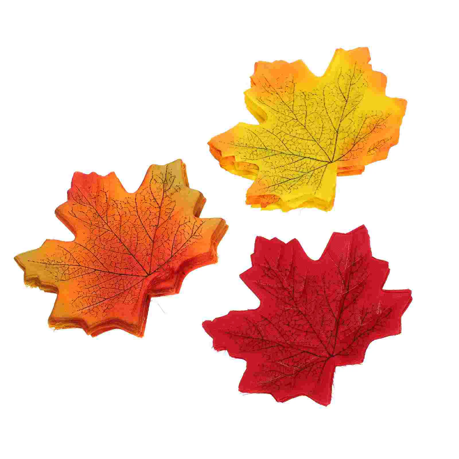 

Leaves Autumn Maple Fall Leaf Fake Thanksgiving Artificial Decorations Decor Wreath Garlandcraftsornament Making Embellishments