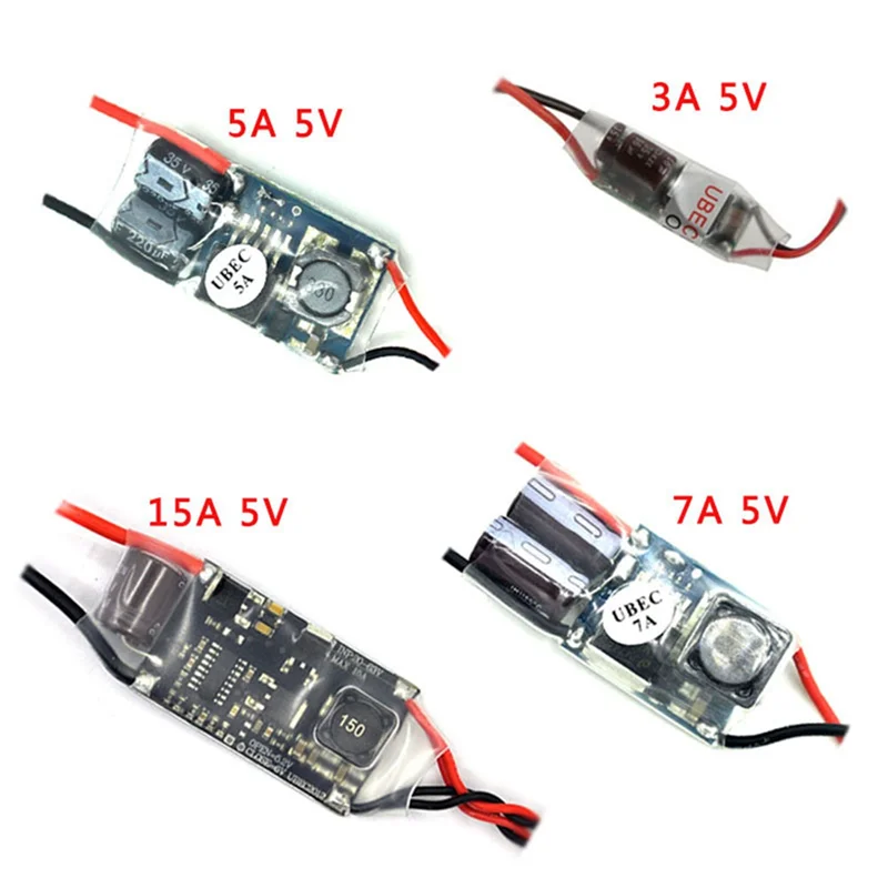 UBEC 5V BEC Полный экранирующий импульсный регулятор с защитой от помех для источника