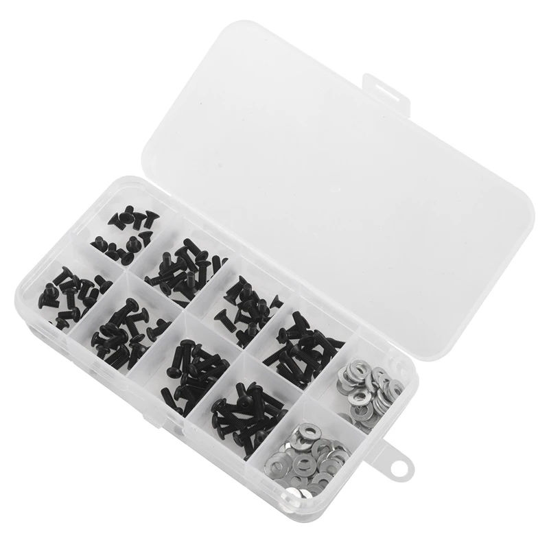 

Screws Box Set For 1/10 HSP Traxxas Tamiya HPI Kyosho D90 SRC10 Remote Control RC Car Parts 540Pcs