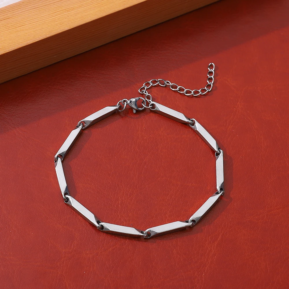 

Богемные геометрические двухслойные браслеты, Панк массивный Толстый Браслет-цепочка для женщин, модные женские ювелирные изделия, новинк...