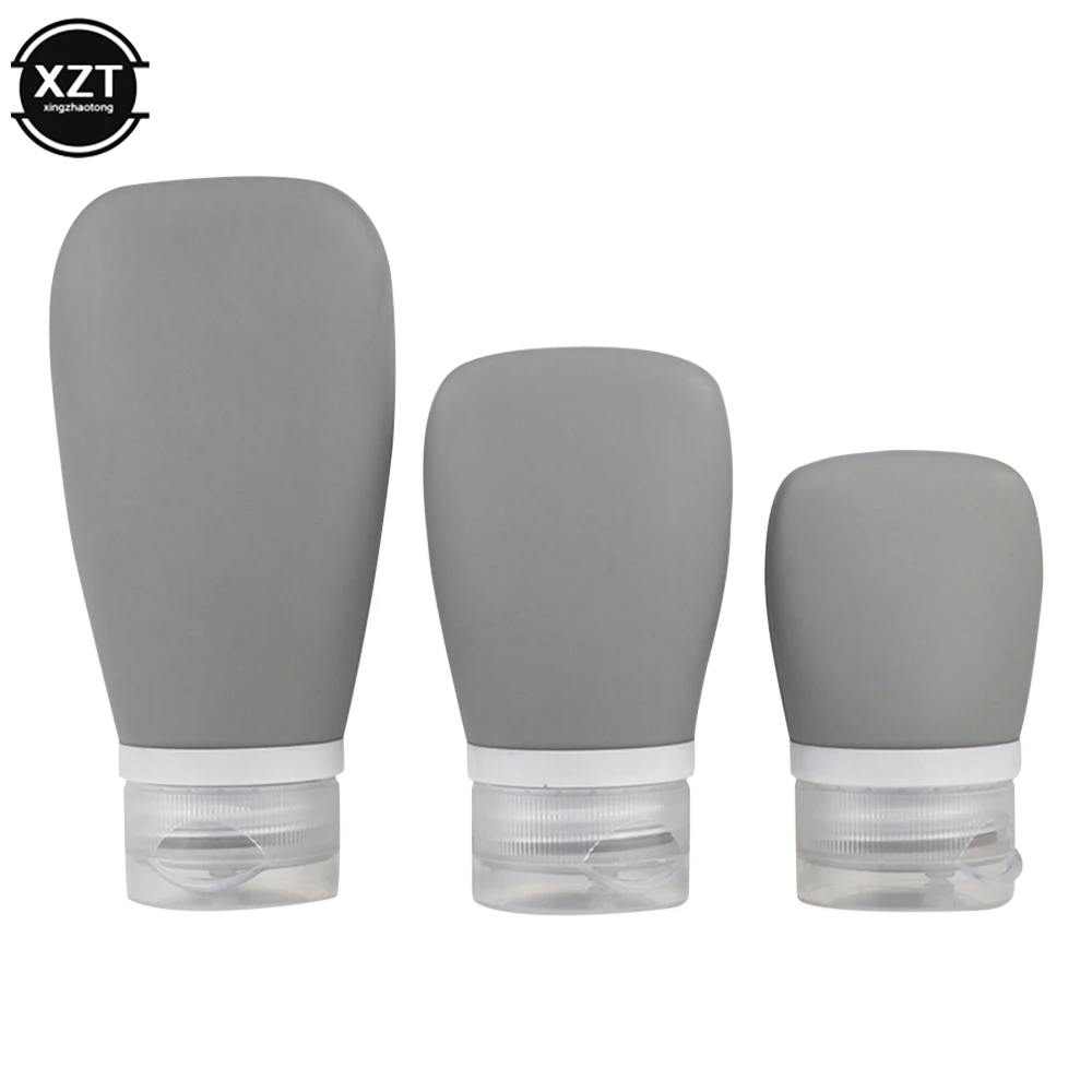 WYMECT Силиконовые дорожные бутылочки для косметики 30/60/90 мл