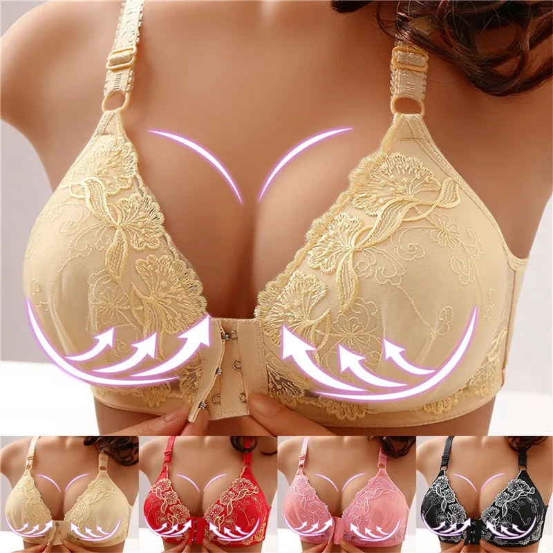 

Женский тонкий бюстгальтер с застежкой спереди