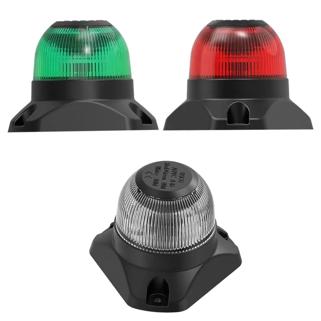 

Navigation Light 8-30V DC Red Green 87LM 2MN Yacht Accessories Signal Warning Lamp LED Running Lights Fit for Boats Pontoon
