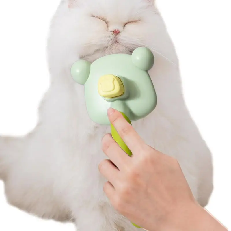 

Pet Grooming Shedding Brush Cat Groomer Dog Hair Remover Ergonomic Brush Comb Professional Fur Hair Removal Tool For Undercoats