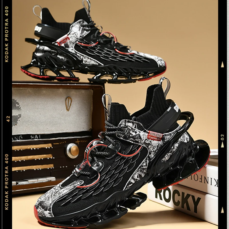 Men Shoes Fashion Blade Sneakers Male Tenis Luxury Designer Shoes Mens Casual Shoes Platform Shoes  Loafers Running Shoe For Men