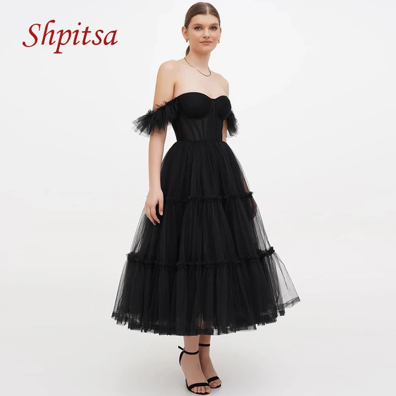 

Sexy Black Little Short Cocktail Dresses Party Homecoming Graduation Women Prom Plus Size Mini Semi Formal Dresses