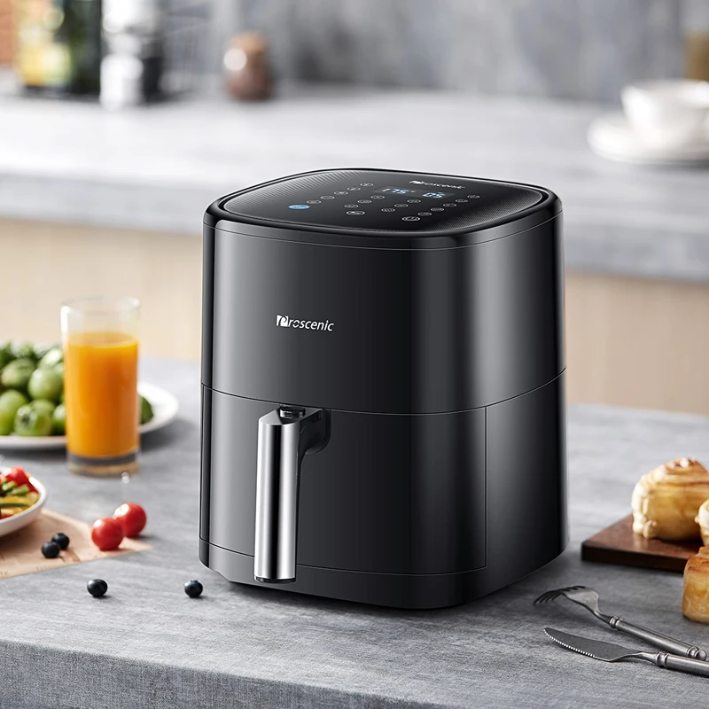 

Электрическая цифровая безмасляная фритюрница Proscenic T22 5,0 Л/1500 Вт, домашняя глубокая сухая фритюрница без масла с полным сенсорным экраном для здоровья