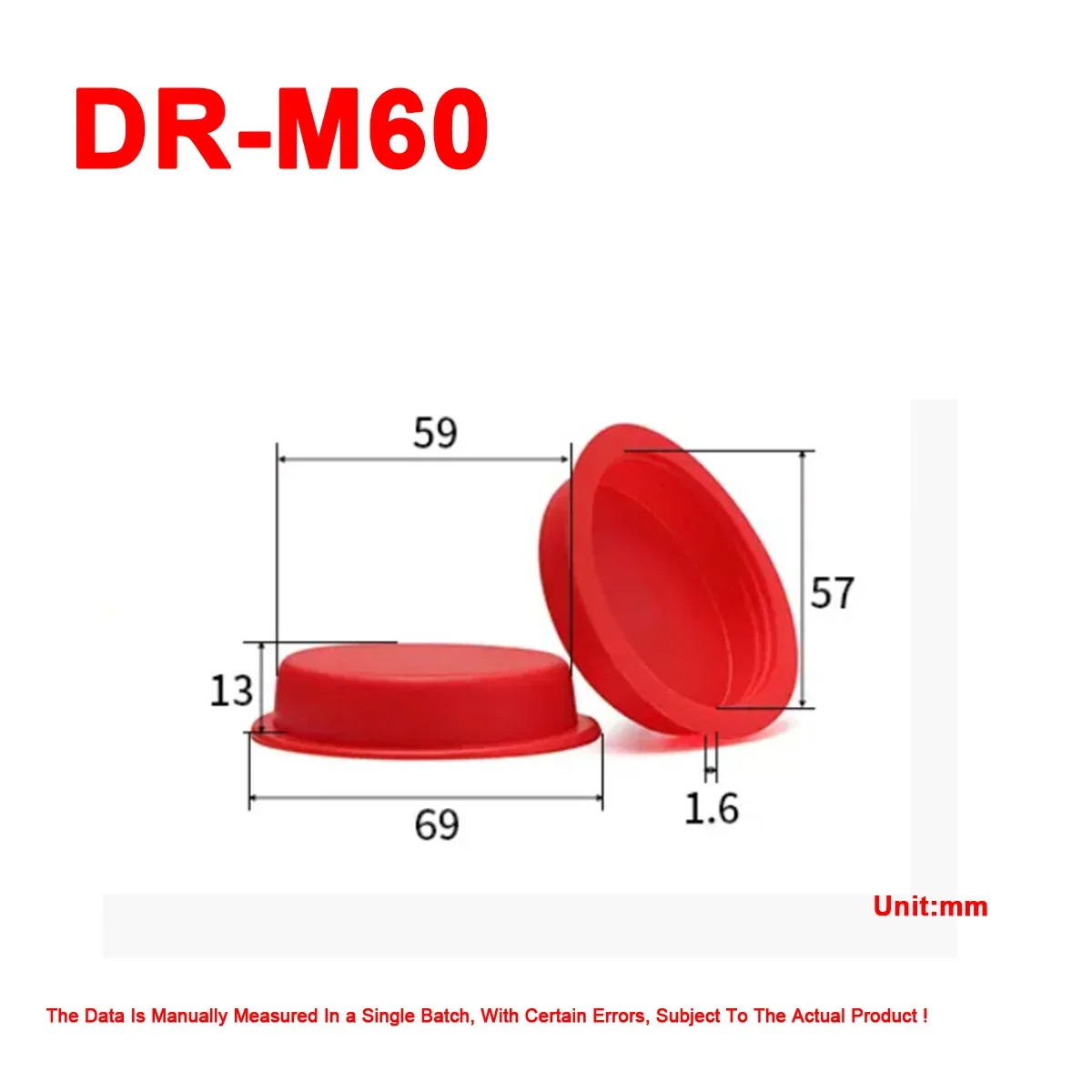 

Красные ПВХ резиновые заглушки для отверстий M5-M60