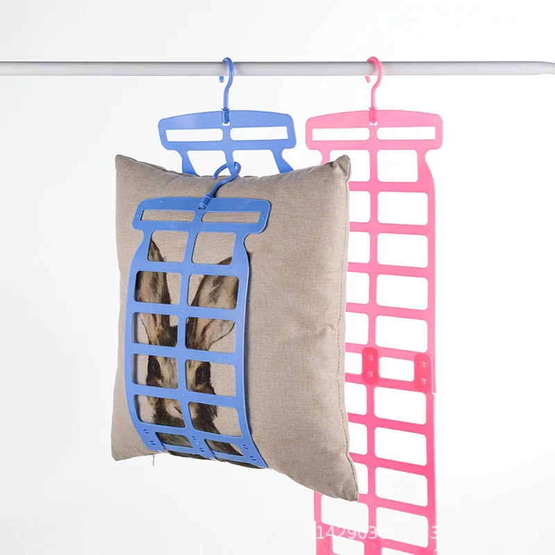 

Double Hook Drying Pillow Rack Fixed Clip Balcony Doll Folding