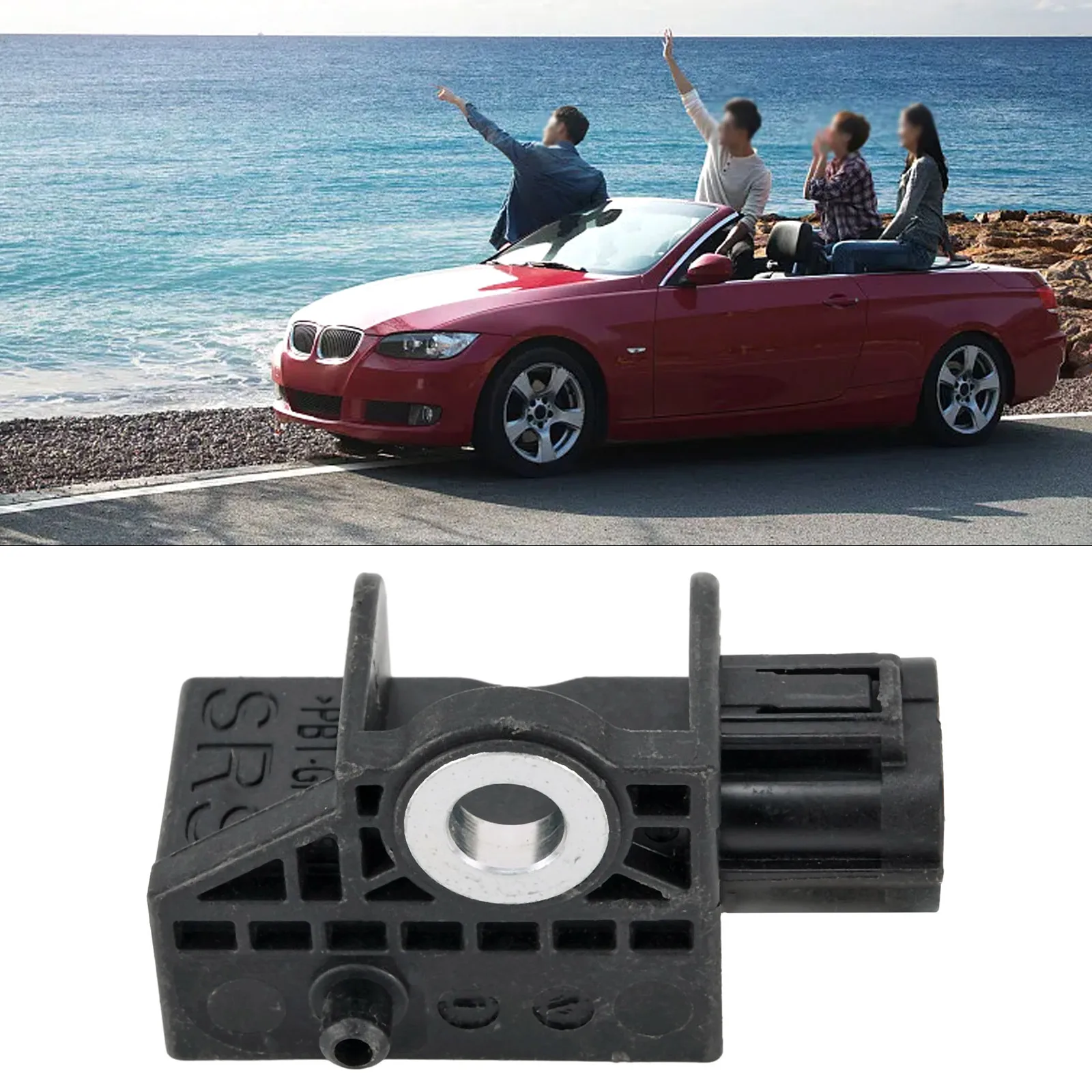

1x Front Impact Sensor Fits For Honda For Crv Plastic 2007-2011 77930-SWA-A11 Correct Connector Direct Installation