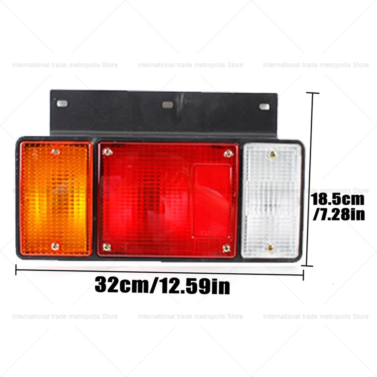 Фото 2 шт. задние фонари для грузовиков в сборе для Isuzu NPR/ELF/NKR/NHR 1987-2022, стоп-сигналы поворота, аксессуары для заднего фонаря №3