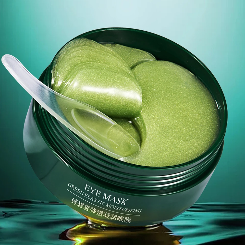 

Eye care 60Pcs green spirulina gel eye collagen crystal paste black eye wrinkle eye mask skin care eye patch skin care 1 box