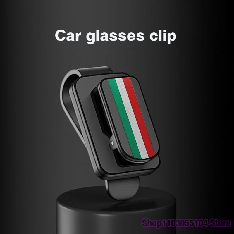 

Italy Italian Car sunshade glasses clip sticker For Fiat 500 500C 500X 500L Abarth 695 Bravo Qubo Panda Punto Tipo Freemont