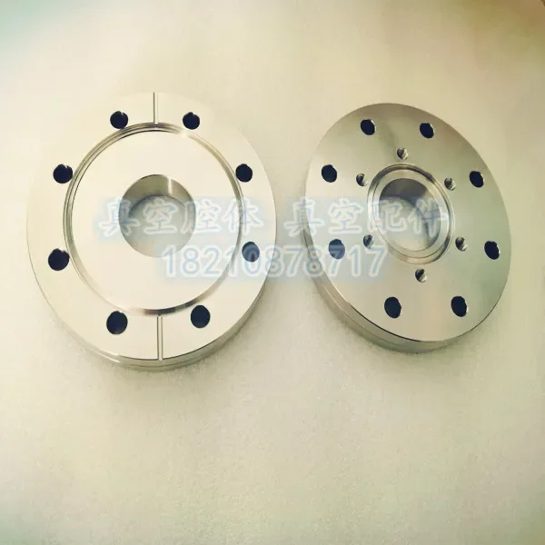 Сверхвысокий вакуумный CF редукционный двухсторонний фланец из нержавеющей