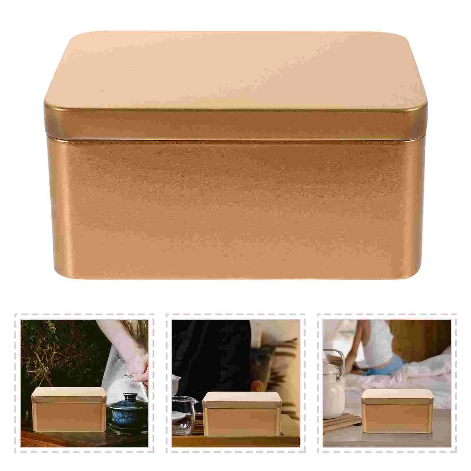 Железный ящик для хранения чая праздничный подарок украшение контейнер листьев