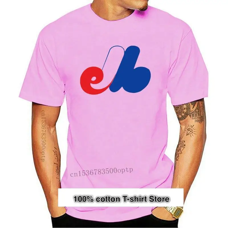 

Camiseta Vintage de béisbol con Expos para hombre, camiseta negra, informal, de verano, nueva