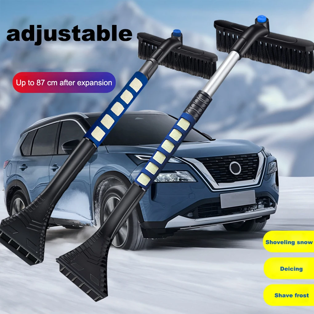 

Extendable Snow Shovel Ice Scraper Snow Brush Water Remover For Car Auto SUV Frost Windshield Cleaner Winter Tool
