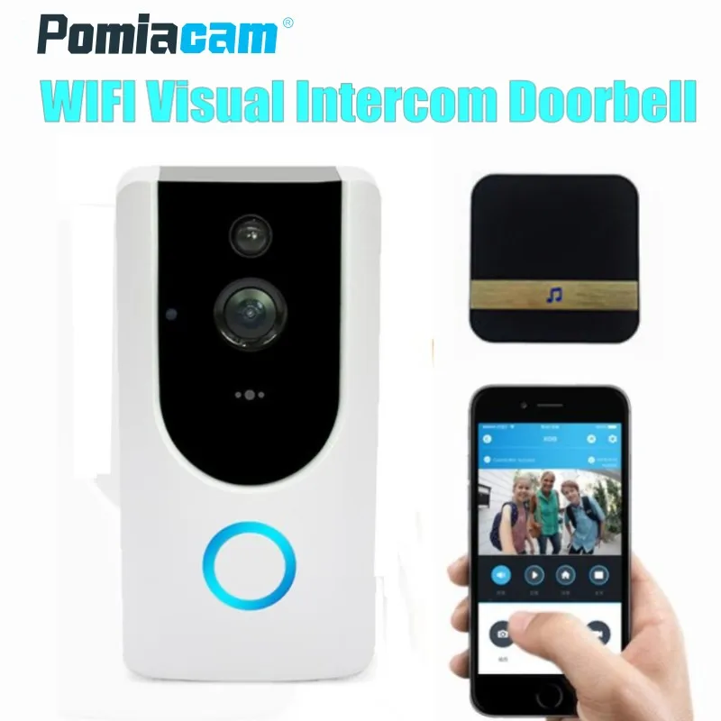 

M2 Wireless Doorbell Camera 720P HD Smart Wifi Video Door Phone Intercom Doorbell with Ring Chime PIR Sensor Alarm Night Vision