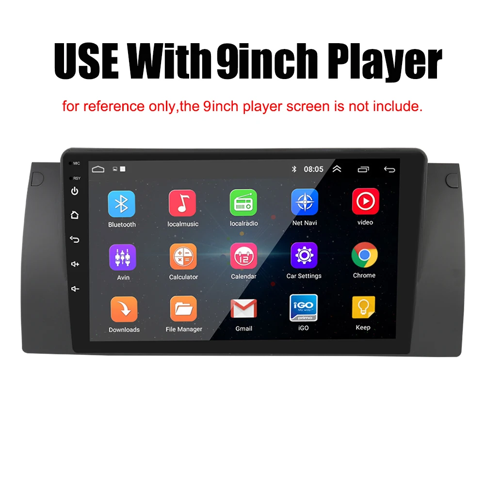 BMW 5-Series (E39) 1995-2003 X5(E53) 1999-2006 Автомобильные аксессуары Радио Chehl 7 дюймов Пластиковая