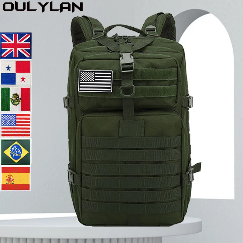 

Рыболовная Сумка OULYLAN, тактический рюкзак 30 л/50 л, уличный рюкзак, рюкзаки для кемпинга и охоты, нейлоновый водонепроницаемый военный рюкзак