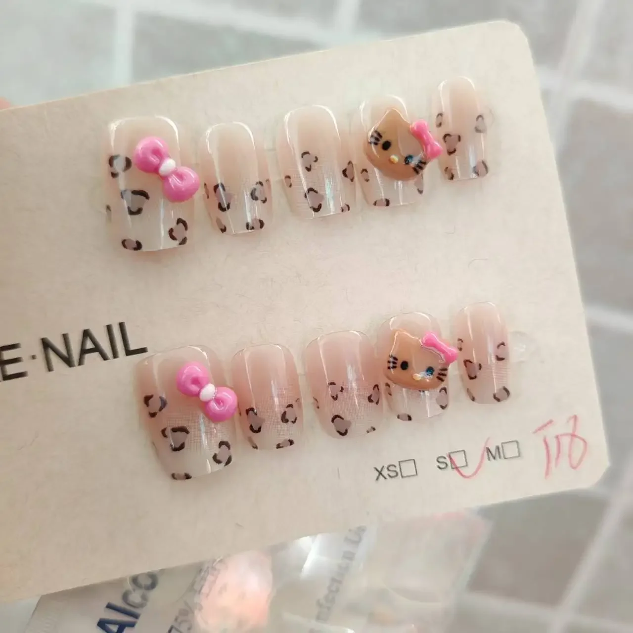 Новый Kawaii Sanrio HelloKitty для ногтей аниме милая красота студенческие аксессуары с