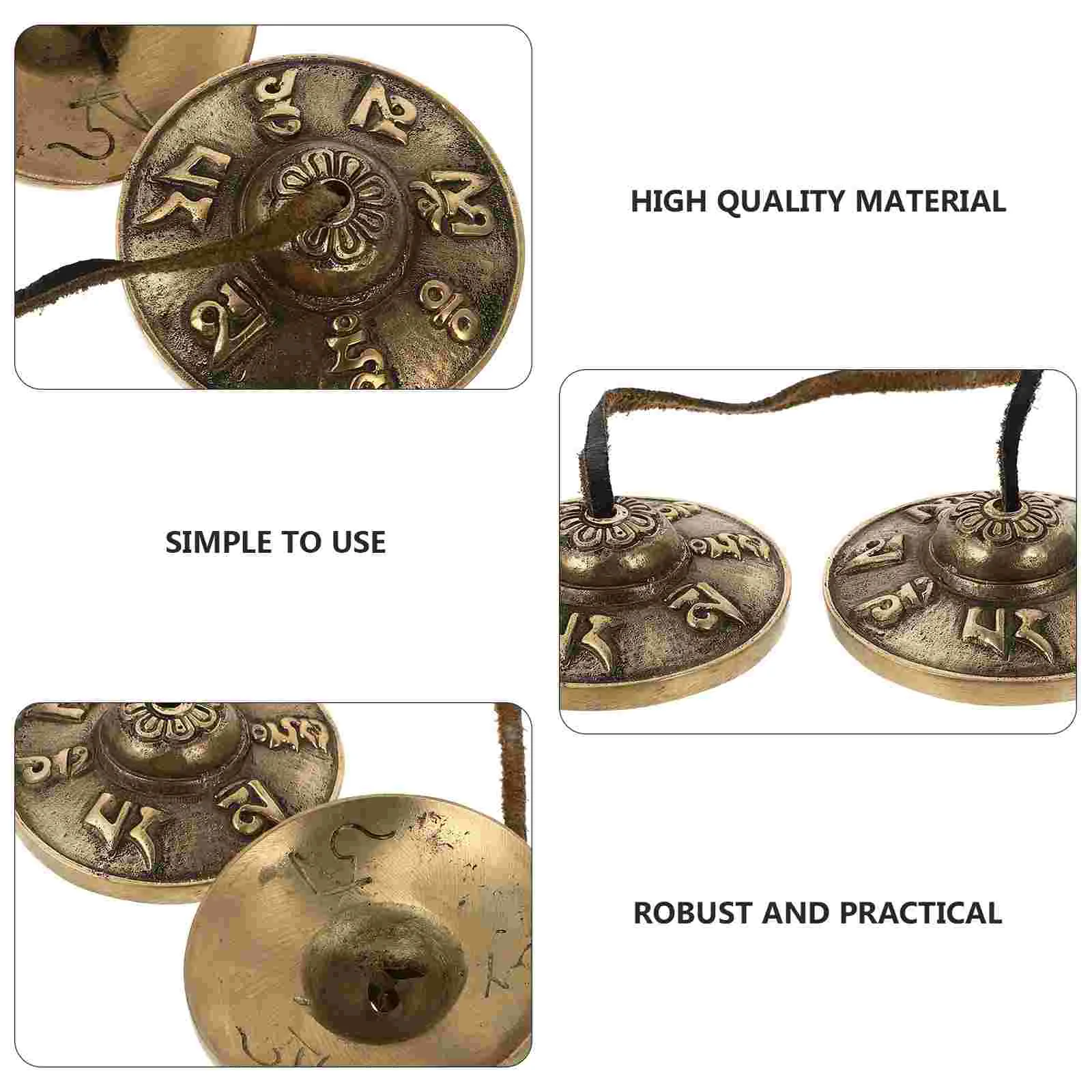 Кольцо-колокольчик для йоги медитация религиозный ударный инструмент Om Tingsha