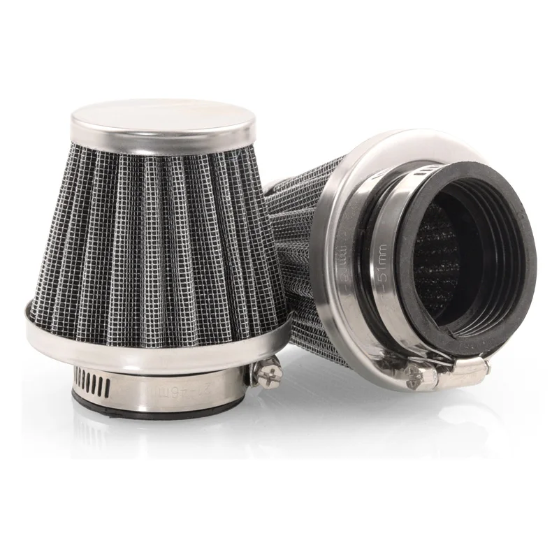 

2021 Universal 35mm/38m/42mm/45mmMM Motorcycle Mushroom Head Air Filter Clamp On Cleaner Hot Selling