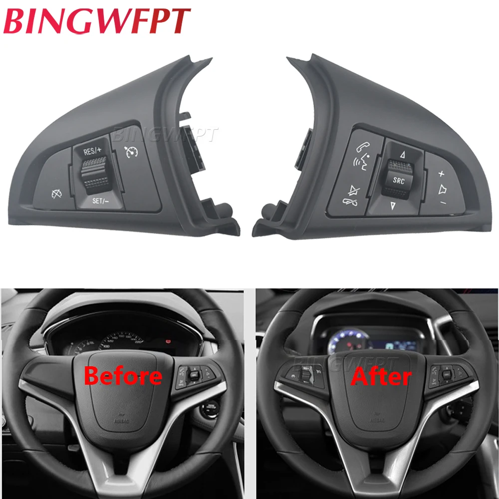 

High Quality For Chevrolet Cruze 2009-2014 Cruise Switch Multifunction Steering Wheel Switch the Volume Button Switch Bluetooth