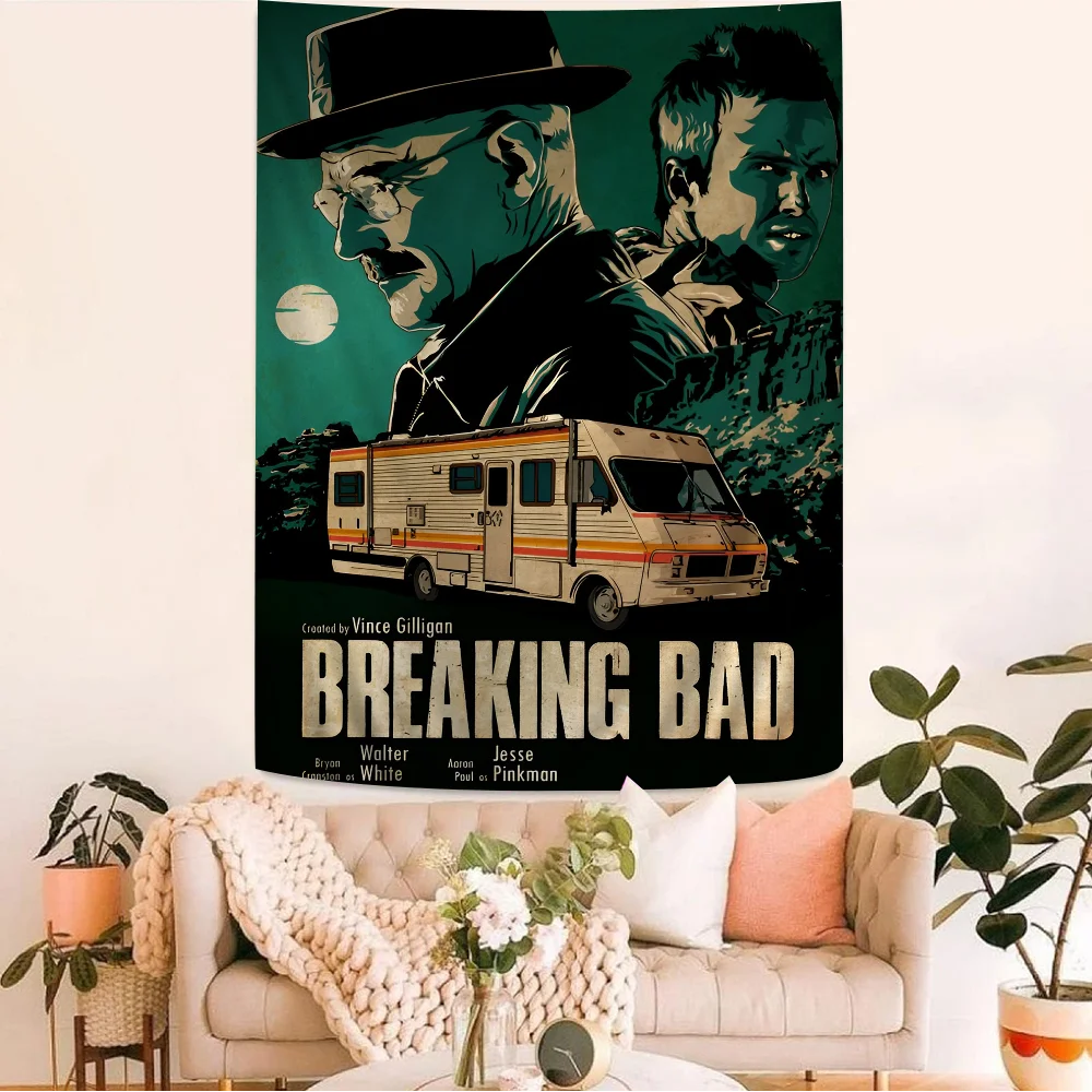 Breaking Bad Self-adhesive Art Poster Fancy Wall Sticker For Living Room Bar Decoration Vintage Decorative Painting