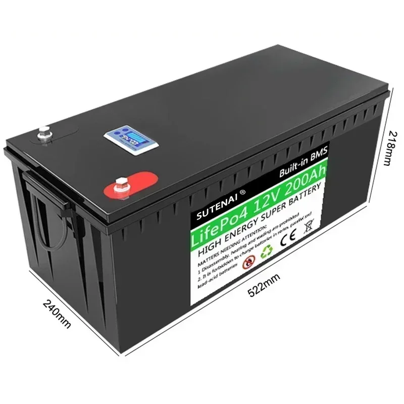 Аккумулятор LiFePO4 12 В 24 36 200 Ач