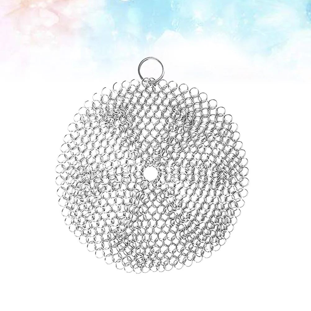 

4 X4 The Grate Grill Scraper Grill Cleaning Brush Method Cleaner Steel Wool Pads Grill Scrubber Steel Sponge Cast Iron Pan