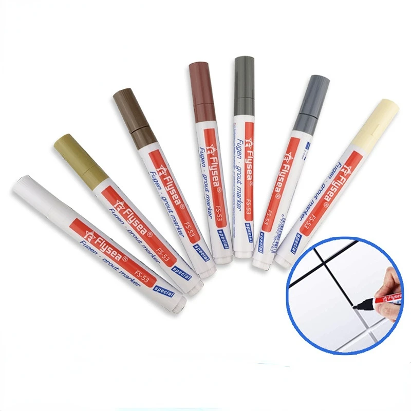 

White Tile Marker Waterproof Grout Pen Wall 10Colors Optional For Tiles Floor Bathroom Decontamination Seam Repair Pencil