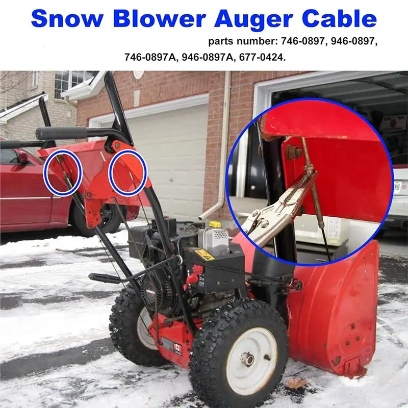 Фото [НОВИНКА! ABAG] Кабель для снегоуборщика 946-0897 - для MTD Craftsman, Cub-Cadet, Troy-Bilt, Ryobi, Yard-Machine №2