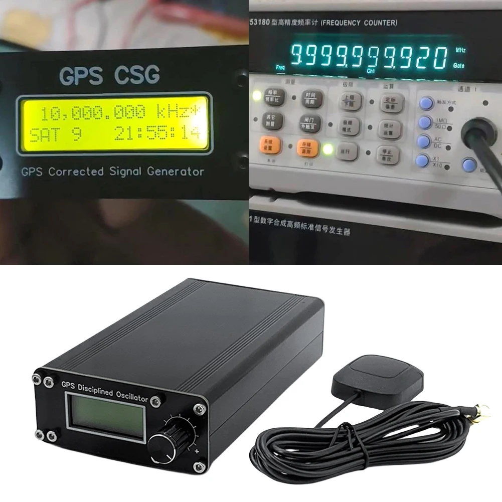 GPSDO OCXO Частотный цветной дисплей GNSS GPS Дисциплинированные часы 10 МГц 1PPS Часы для