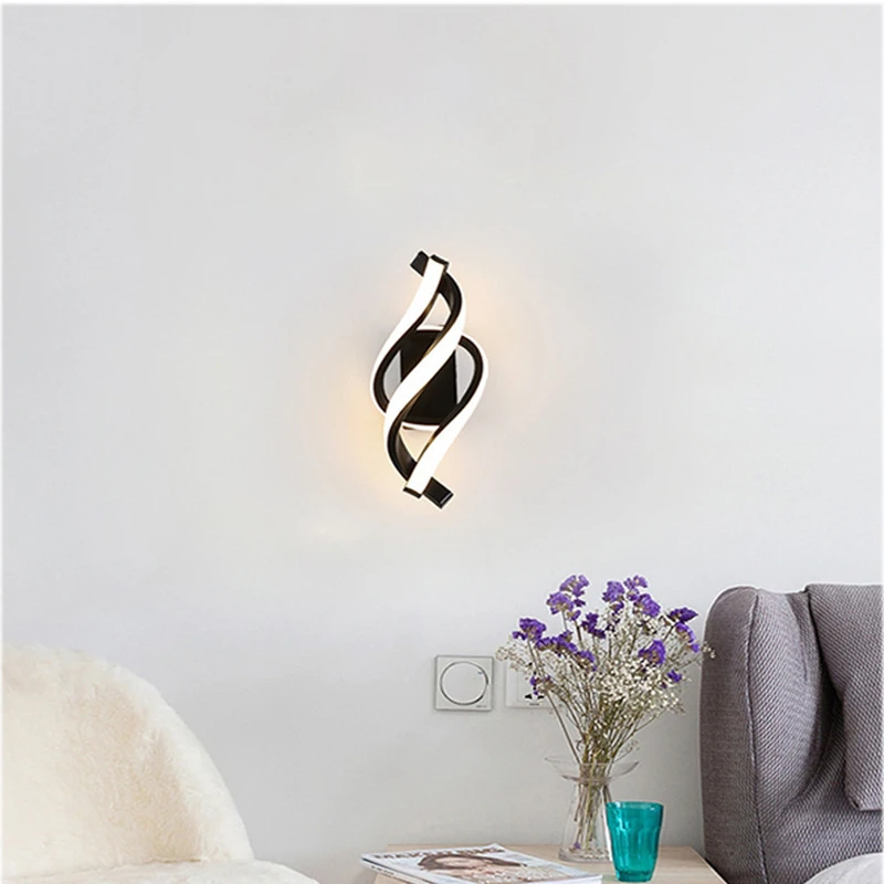 new remote control led wall lamp for corridor aisle cloakroom foyer hall creative square house decorationg lighting fixture free global shipping