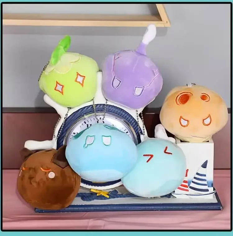

Новинка 10/50 см Популярная игра Genshin ударопрочный слайм брелок Подвеска Симпатичные плюшевые куклы Детские бросают горстку игрушки мультфильм подарок на день рождения Рождество