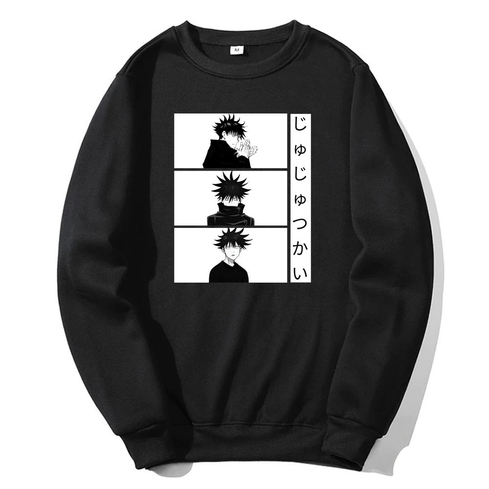 

Jujutsu Kaisen Sweatshirts Ryomen Sukuna Male Big Size Hoodie Sweatshirts Harajuku Japan Cartoon Pullovers Man Streetwear