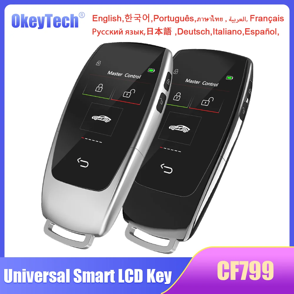 

CF799 Universal Modified Smart LCD Key For Audi For Ford For Toyota For BMW Comfortable Keyless Entry Auto Lock Korean/English